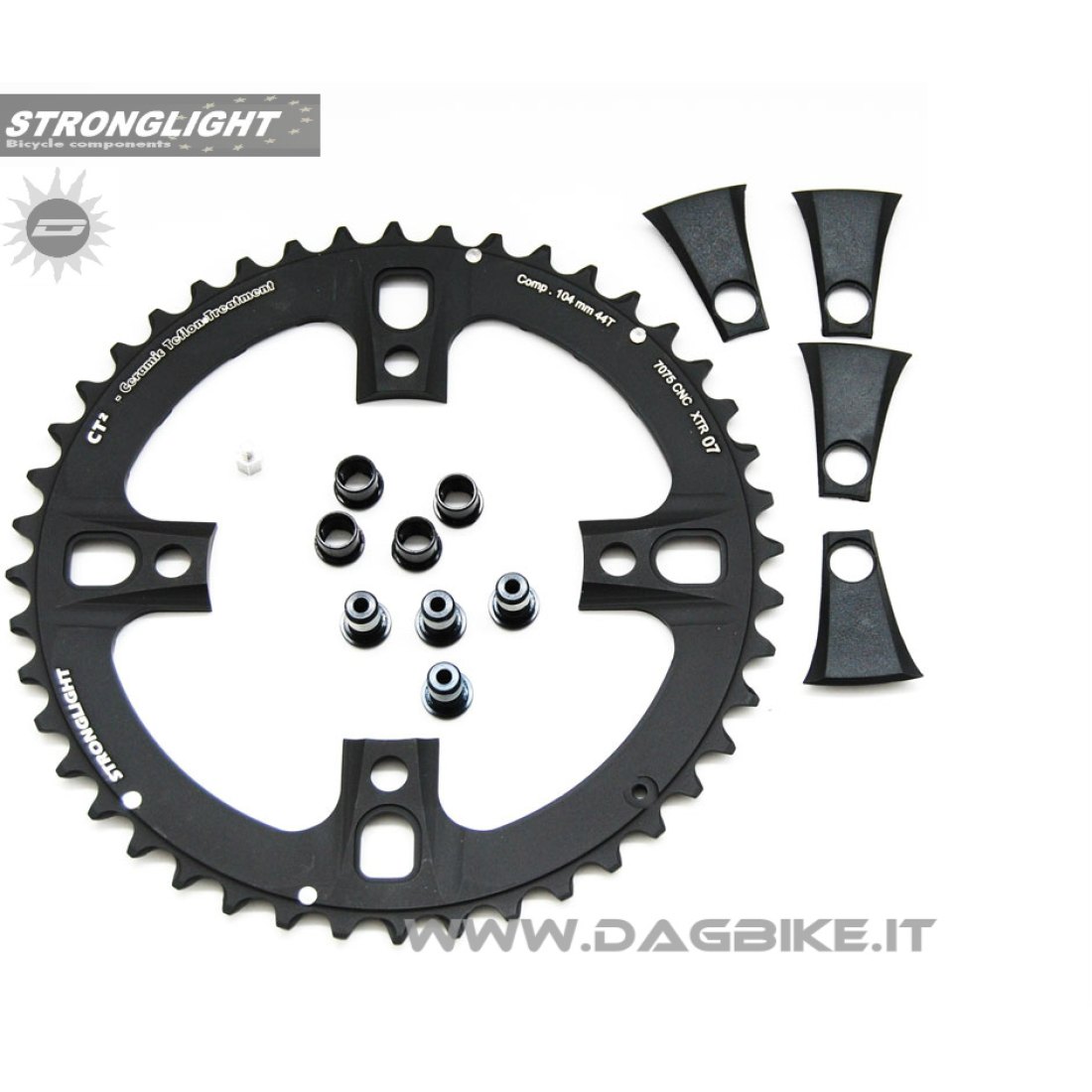 Stronglight CT² XTR 2007 M970 104 Corona 44 con Viti